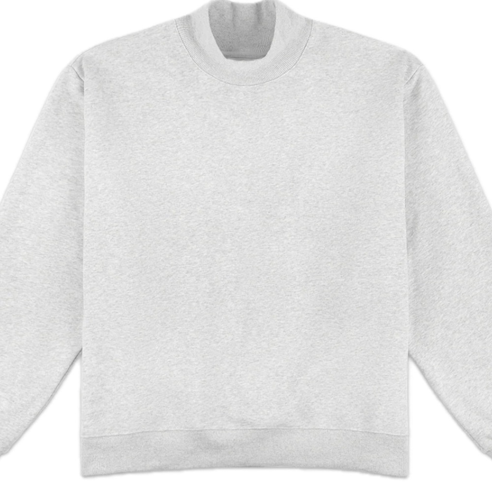 Parke Gray turtleneck sweatshirt
